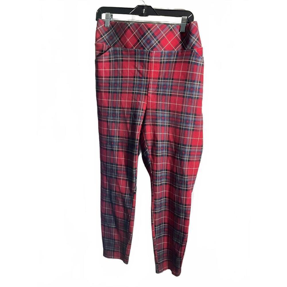 Torrid Pixie Red Plaid High Waist Women's Leggings Size 4X R